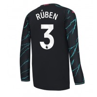 Dres Manchester City Ruben Dias #3 Tretina 2023-24 Dlhy Rukáv